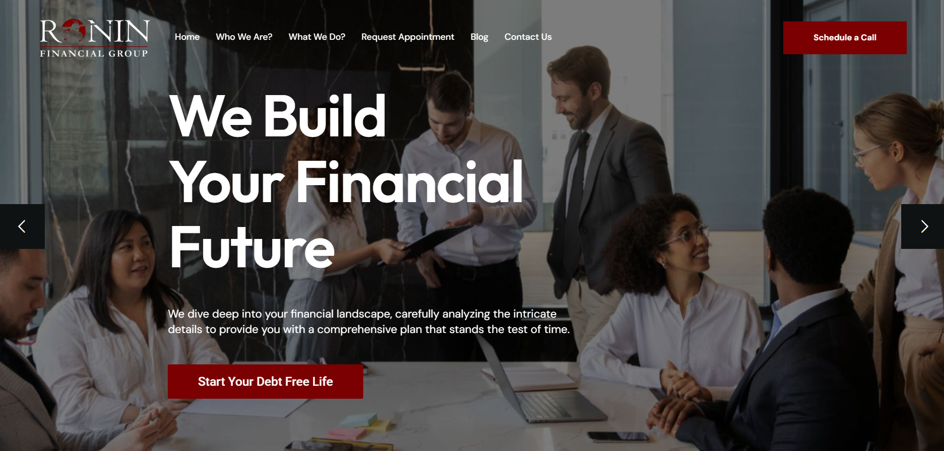 Financial website project